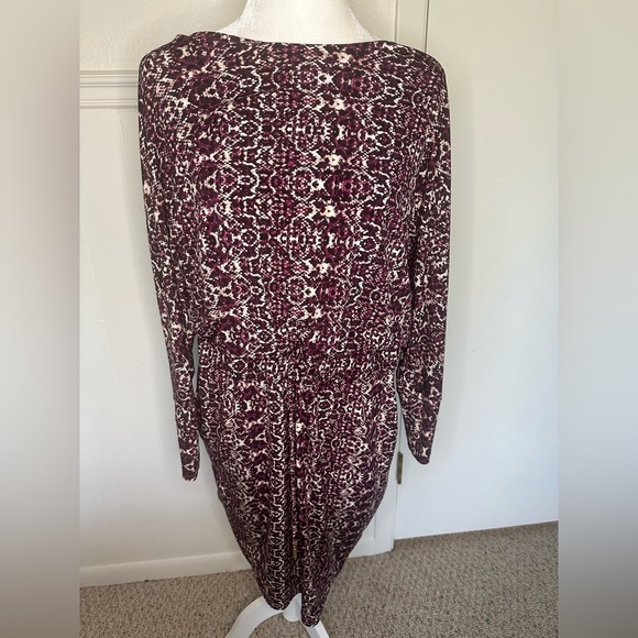 Calvin Klein Long Sleeve drop waist mini or above the knee Dress size 14 - Picture 1 of 8
